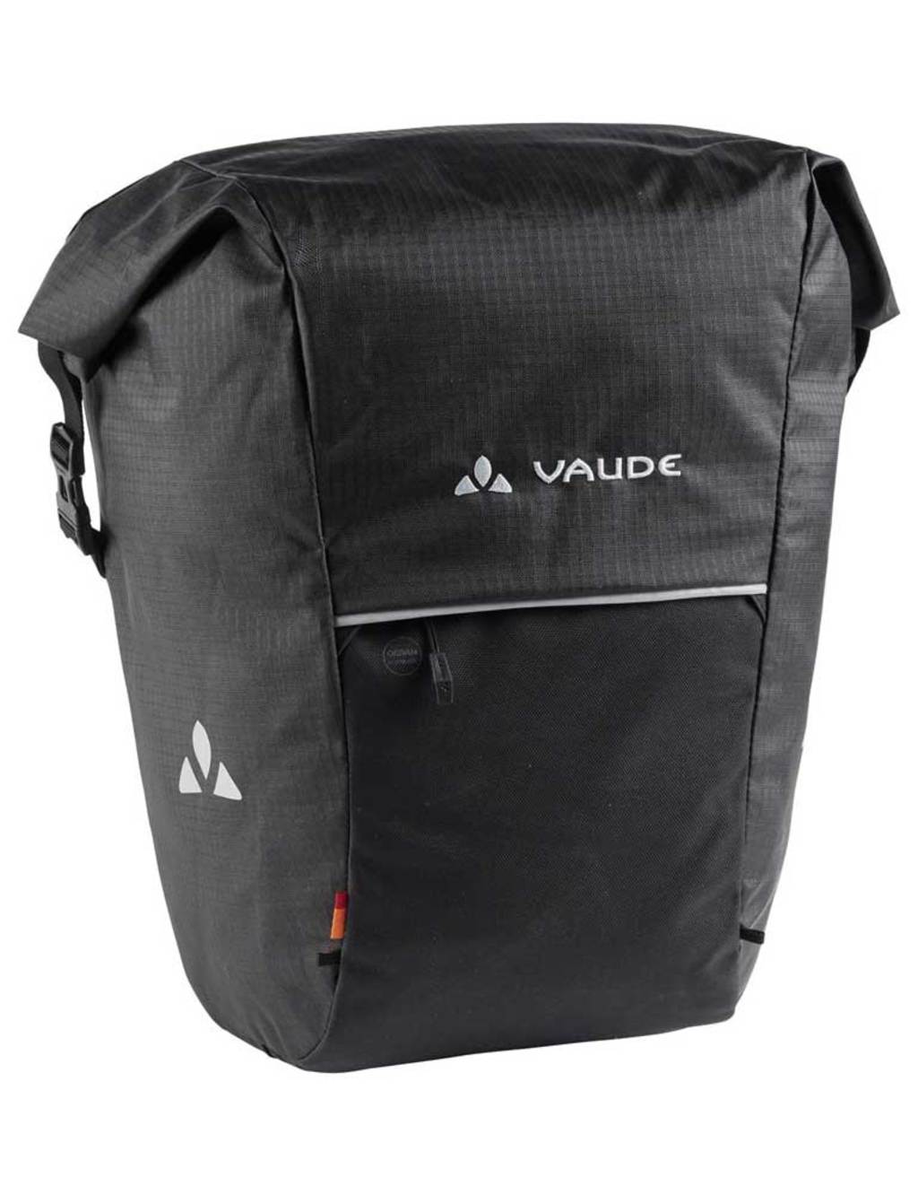 Enkele Fietstas Vaude Road Master Roll-It Waxed-Black 18+4 Liter Enkele Fietstas Vaude Road Master Roll-It Waxed-Black 18+4 Liter